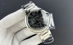 Ballon Bleu De cartier writing instruments dupe 42mm Japan Citizen 8215 Movement Black Face SS Strap Watch
